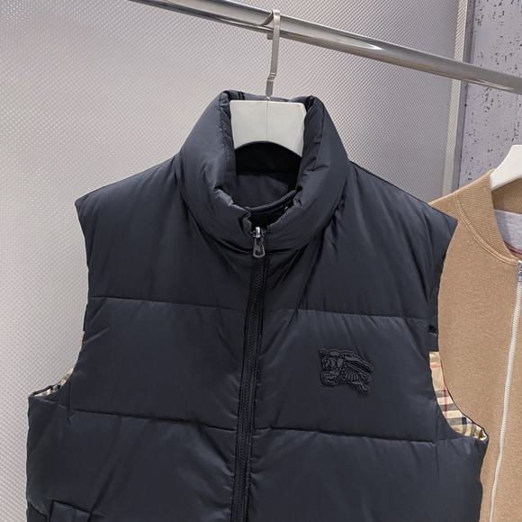 Burberry plaid reversible autumn and winter down vest - Picture 10 of 10